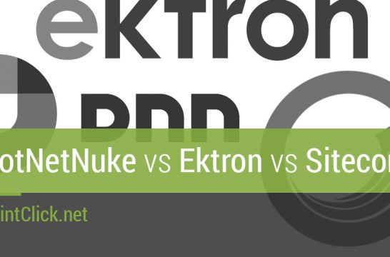 DNN vs Ektron vs Sitecore