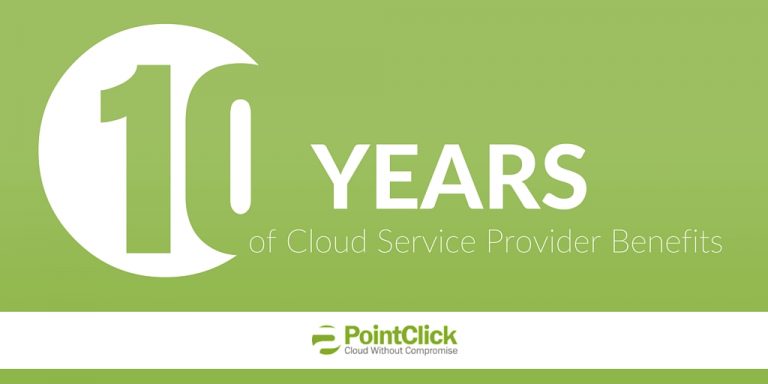 PointClick: 10 Years of Cloud Service Provider Benefits